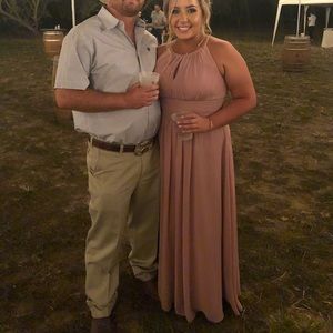 Dusty Rose Bridesmaid Dress